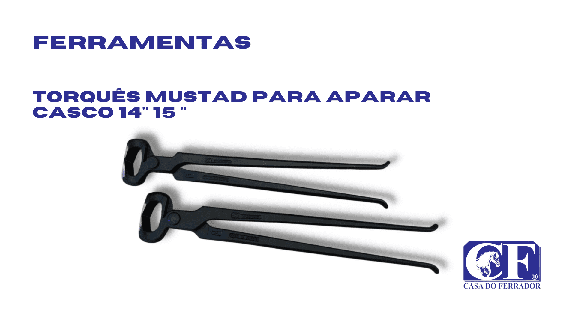 Torquês Mustad para aparar casco  14″   e    15″ - Casa do Ferrador