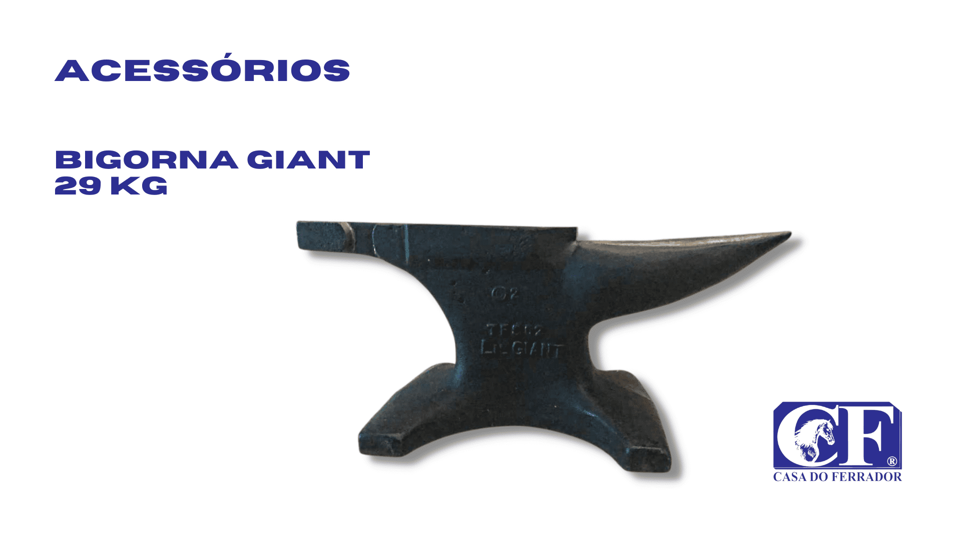 Bigorna TFS Giant – 29kg - Casa do Ferrador