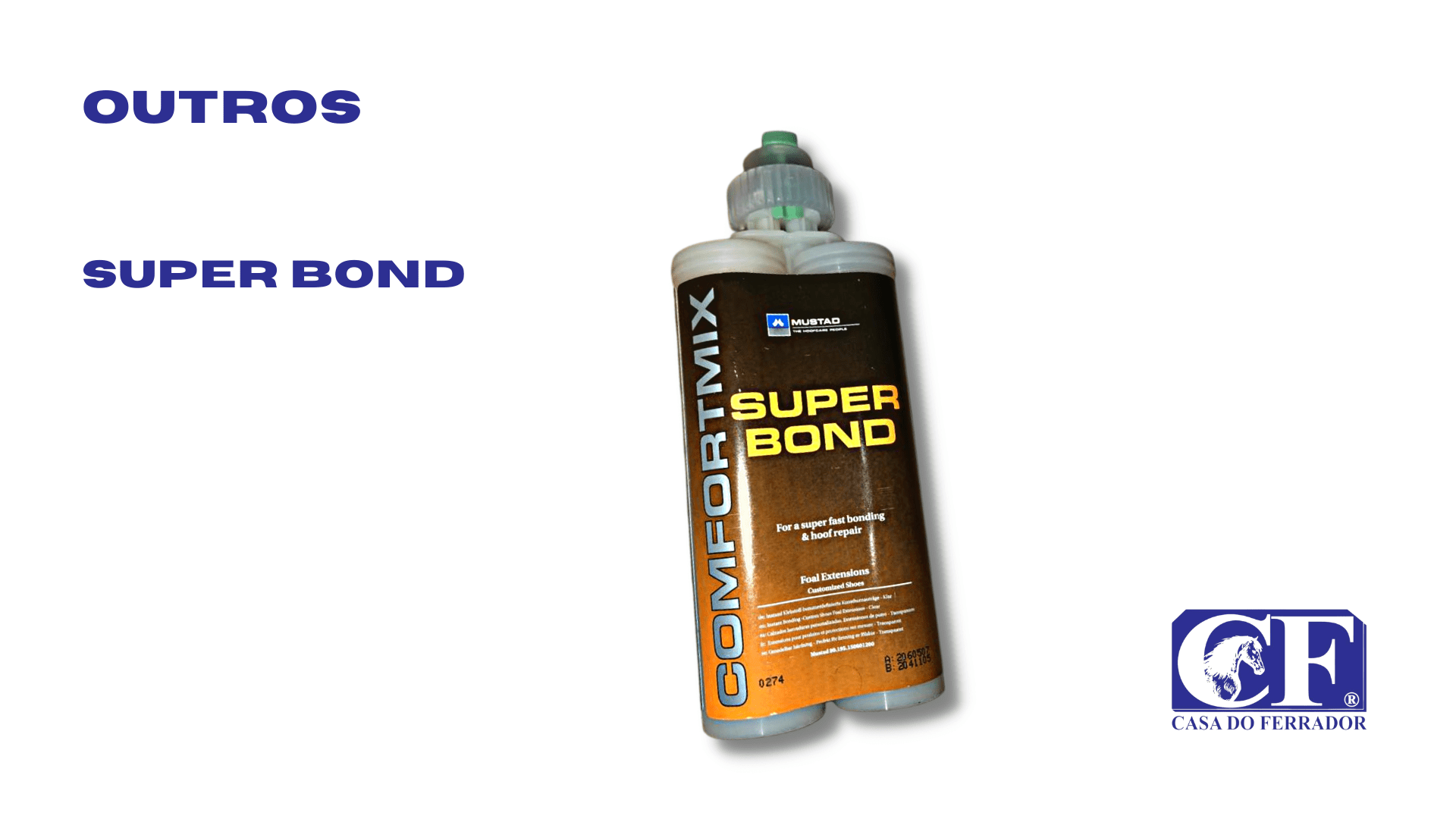 ComfortMix Super Bond (Resina) - Casa do Ferrador