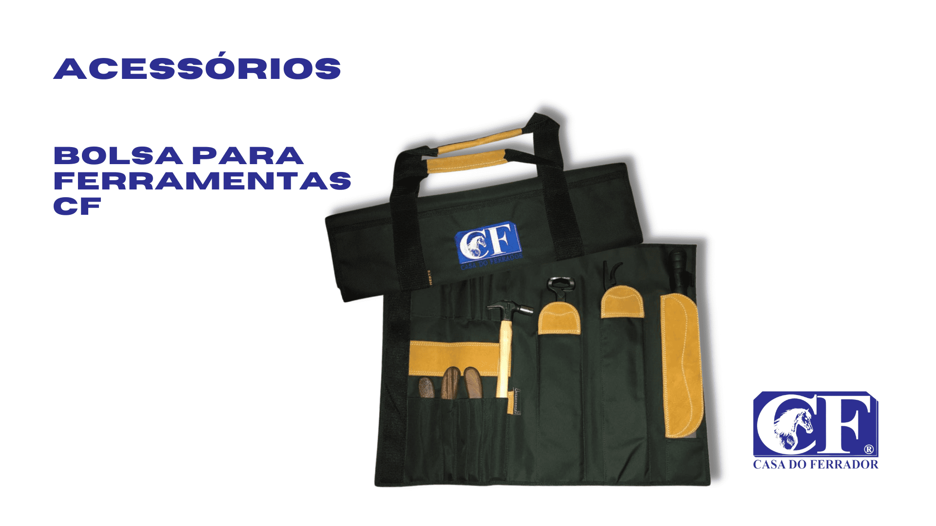 Bolsa para Ferramentas CF - Casa do Ferrador