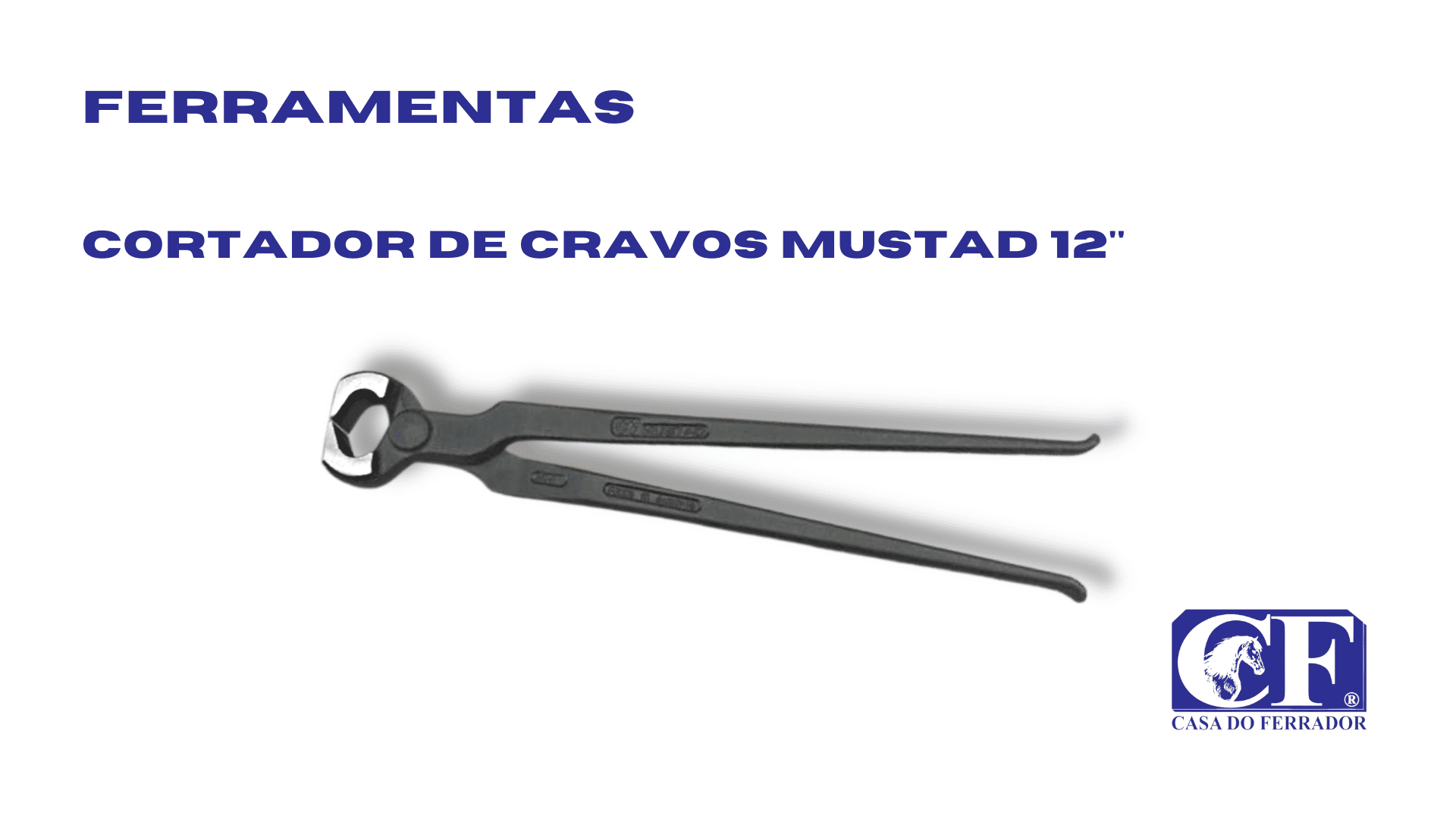 Cortador de Cravos Mustad  12″ - Casa do Ferrador