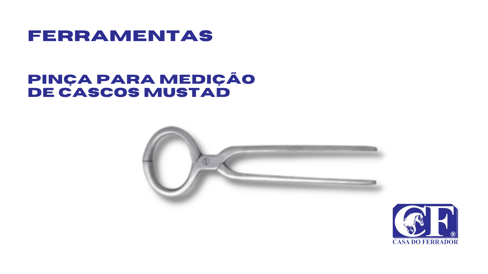 Pinça Para Medição de Cascos Mustad - Casa do Ferrador