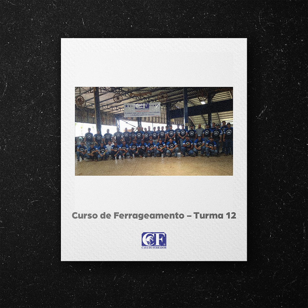 Curso de Ferrageamento – Turma 12 - Casa do Ferrador
