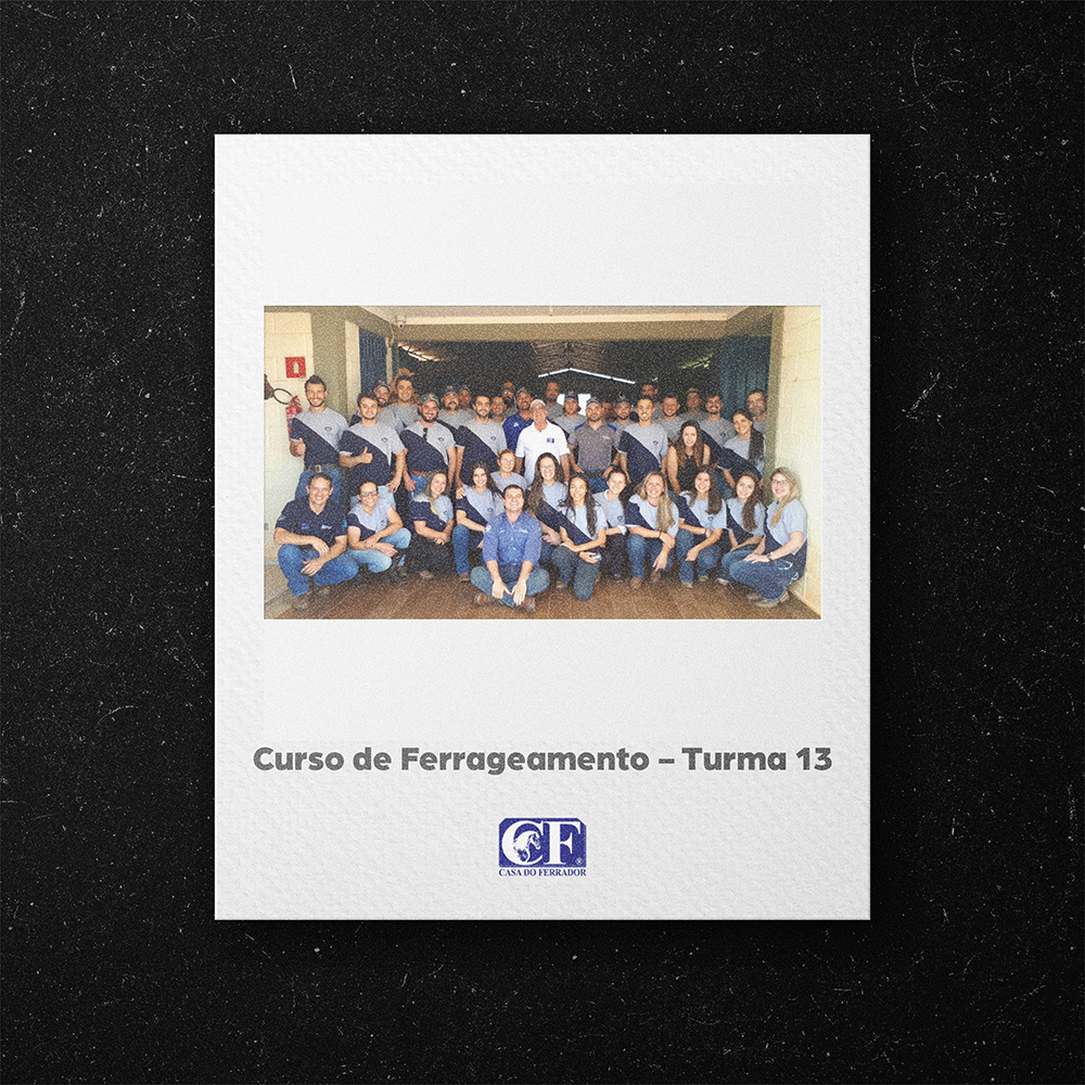 Curso de Ferrageamento – Turma 13 - Casa do Ferrador