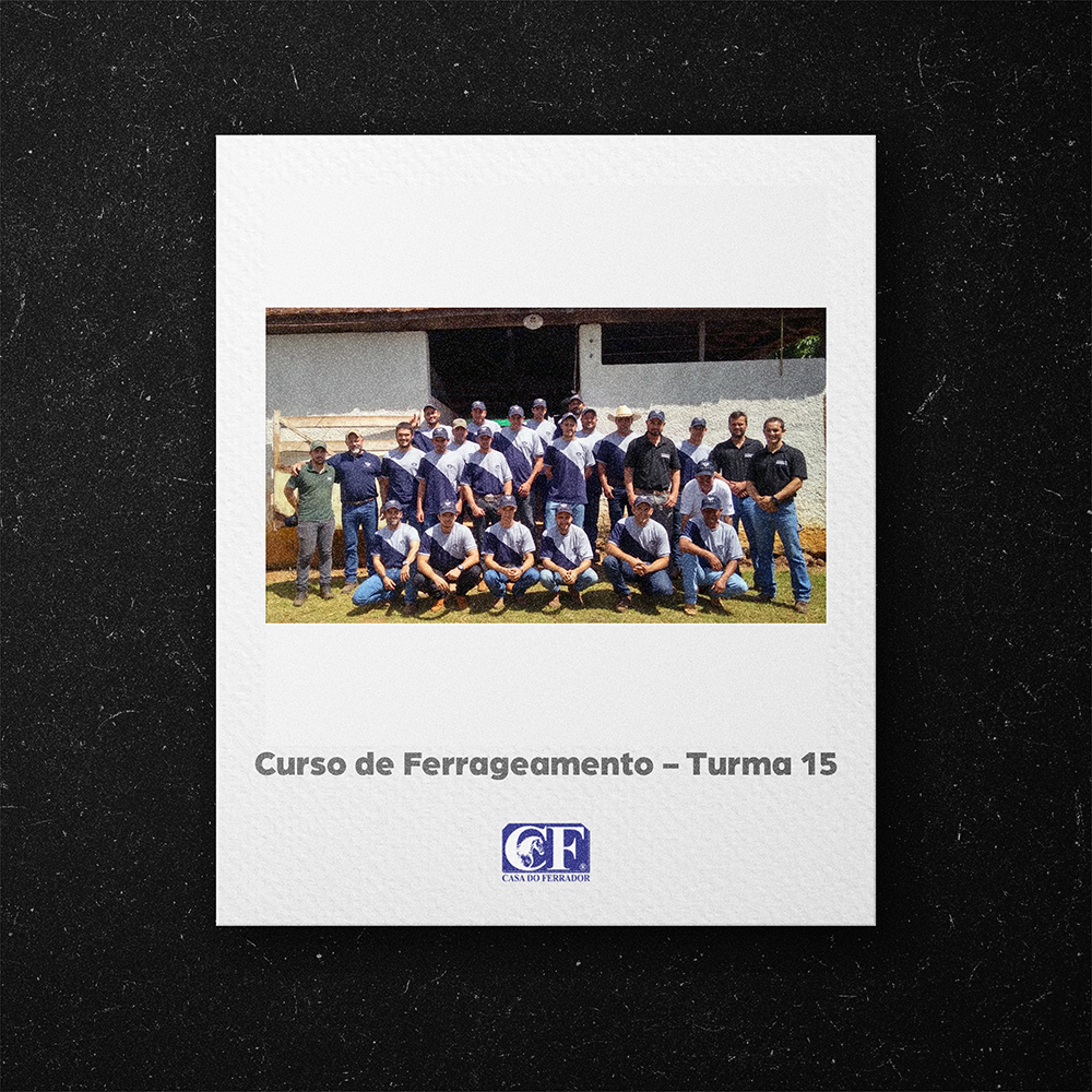 Curso de Ferrageamento – Turma 15 - Casa do Ferrador